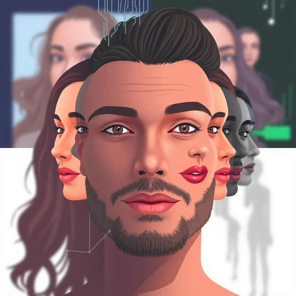 A variety of different faces and expressions to emphasize Porn Video Face Swapper can realize creative face swap.